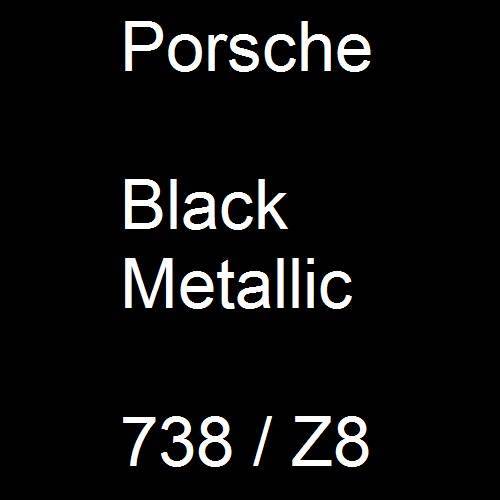 Porsche, Black Metallic, 738 / Z8.